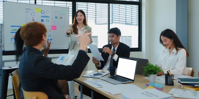 Multicultural Business people meeting at board room to brainstorming strategy workshop business