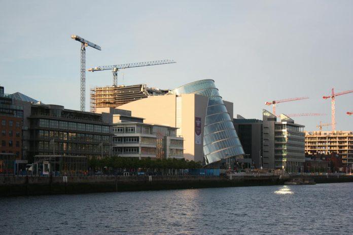 Modern data centre facility representing Dublin's €5 billion technology infrastructure investment using microgrid energy systems