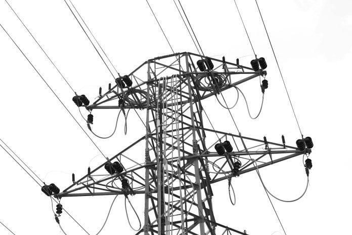 High voltage electricity transmission infrastructure representing European energy supply networks