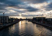 Ireland Better Positioned Than EU Peers for Iran Conflict Impact Central Bank of Ireland headquarters building in Dublin representing economic stability and financial governance