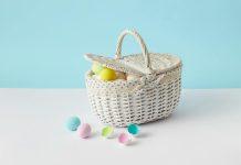 Irish Households Set to Spend €32 on Easter Eggs in 2025 Colorful Easter eggs displayed on retail shelves in Irish supermarket showing consumer confectionery choices